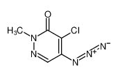 4043-74-7 structure, C5H4ClN5O