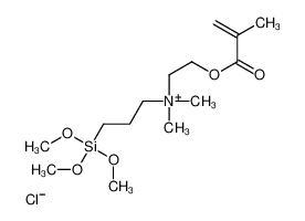 dimethyl-[2-(2-methylprop-2-enoyloxy)ethyl]-(3-trimethoxysilylpropyl)azanium,chloride 31681-13-7