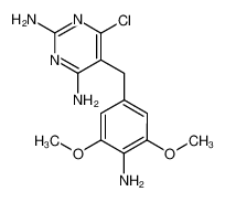 56066-32-1 5-(4-amino-3,5-dimethoxy-benzyl)-6-chloro-pyrimidine-2,4-diamine