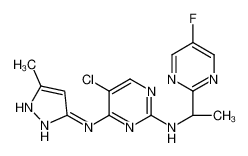 935666-88-9 structure, C14H14ClFN8