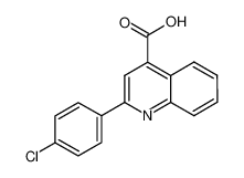 2-(4-chlorophenyl)quinoline-4-carboxylic acid 5466-31-9