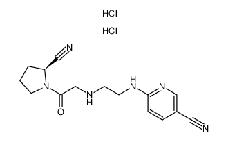 6-[2-[[2-(2-cyanopyrrolidin-1-yl)-2-oxoethyl]amino]ethylamino]pyridine-3-carbonitrile,dihydrochloride