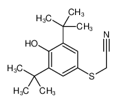 105648-40-6 2-(3,5-ditert-butyl-4-hydroxyphenyl)sulfanylacetonitrile