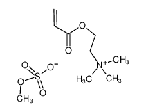 methyl sulfate,trimethyl(2-prop-2-enoyloxyethyl)azanium 13106-44-0