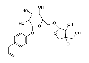 4-(2-丙烯基)苯基 6-O-D-芹菜-beta-D-呋喃糖基-beta-D-吡喃葡萄糖苷