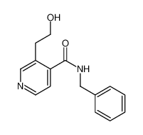 N-benzyl-3-(2-hydroxyethyl)pyridine-4-carboxamide 345311-05-9