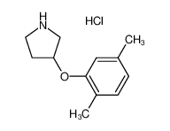 3-(2,5-Dimethylphenoxy)pyrrolidine hydrochloride 1185301-78-3