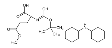 N-[叔丁氧羰基]-D-谷氨酸 5-甲酯(二环己基胺)盐