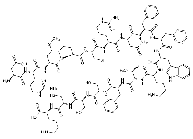 189450-19-9 structure, C96H141N27O24S3