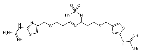 89268-62-2 structure, C16H23N11O2S5