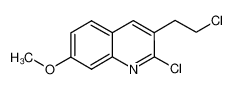 2-chloro-3-(2-chloroethyl)-7-methoxyquinoline 73863-51-1