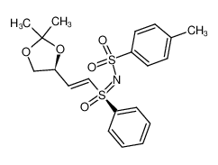 161551-34-4 (S*)-S-[(4S*)(E)-2-(2,2-Dimethyl-1,3-dioxolan-4-yl)ethenyl]-N-[(4-methylphenyl)sulfonyl]-S-phenylsulfoximine