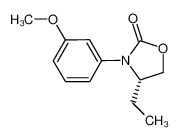 (4S)-4-ethyl-3-(3-methoxyphenyl)-1,3-oxazolidin-2-one 572923-01-4