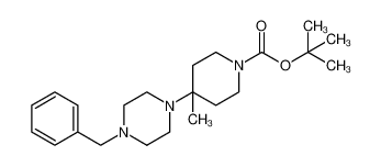 1-Boc-4-(4-苄基哌嗪-1-基)-4-甲基哌啶