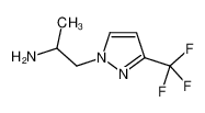 1-[3-(Trifluoromethyl)-1H-pyrazol-1-yl]-2-propanamine 1006328-56-8