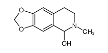 6-methyl-7,8-dihydro-5H-[1,3]dioxolo[4,5-g]isoquinolin-5-ol 6592-85-4