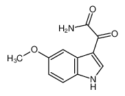 2-(5-Methoxy-1H-indol-3-yl)-2-oxoacetamide 52055-22-8