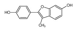 2-(4-hydroxyphenyl)-3-methyl-1-benzofuran-6-ol