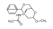 N-(6-methoxy-2-phenyl-4,4a,6,7,8,8a-hexahydropyrano[3,2-d][1,3]dioxin-8-yl)acetamide 23819-31-0