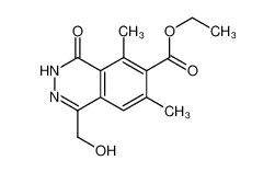 ethyl 1-(hydroxymethyl)-5,7-dimethyl-4-oxo-3H-phthalazine-6-carboxylate 56611-65-5