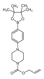 4-(4-Allyloxycarbonylpiperizino)phenylboronic acid, pinacol ester 1073354-49-0