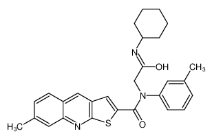 606114-86-7 structure, C28H29N3O2S