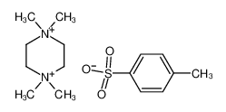 122596-11-6 1,1,4,4-tetramethyl-piperazinediium; bis-(toluene-4-sulfonate)