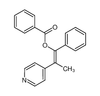 86123-43-5 spectrum, benzoic acid-(1-phenyl-2-[4]pyridyl-propenyl ester)