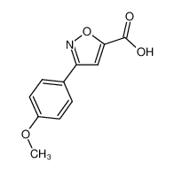 3-(4-甲氧基苯基)-5-异噁唑羧酸