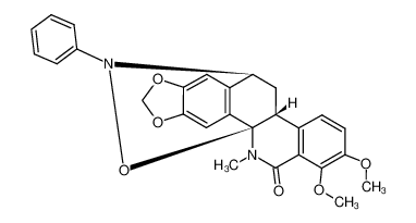 67258-01-9 4b,10bβ,11,12-tetrahydro-4bβ,12β-(N-phenylepoxyimino)oxychelerythrine