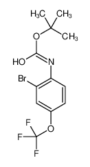 1057720-35-0 structure, C12H13BrF3NO3