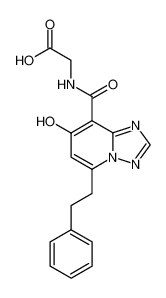 [(7-hydroxy-5-phenethyl[1,2,4]triazolo[1,5-a]pyridine-8-carbonyl)amino]acetic acid 1262132-81-9