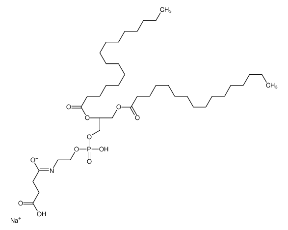 sodium,2-(3-carboxypropanoylamino)ethyl [(2R)-2,3-di(hexadecanoyloxy)propyl] phosphate 186800-61-3