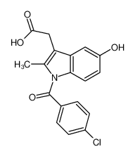 2-[1-(4-氯苯甲酰基)-5-羟基-2-甲基吲哚-3-基]乙酸