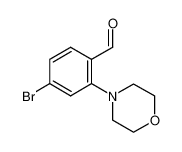 4-bromo-2-morpholin-4-ylbenzaldehyde 736990-80-0