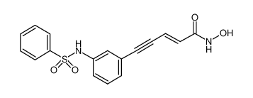 (2E)-N-羟基-5-[3-[(苯磺酰基)氨基]苯基]-2-戊烯-4-炔酰胺