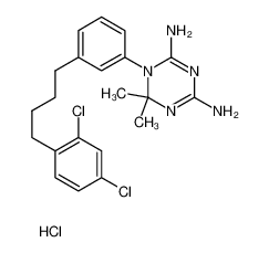 14052-91-6 structure, C21H26Cl3N5