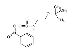 N-{2-[(2-Methyl-2-propanyl)oxy]ethyl}-2-nitrobenzenesulfonamide