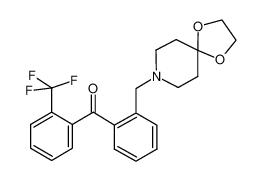 [2-(1,4-dioxa-8-azaspiro[4.5]decan-8-ylmethyl)phenyl]-[2-(trifluoromethyl)phenyl]methanone 898756-27-9