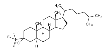 3-三氟甲基-5a-胆甾烷-3-醇