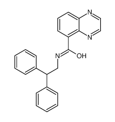 N-(2,2-Diphenylethyl)-5-quinoxalinecarboxamide 606134-85-4