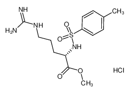 methyl (2S)-5-(diaminomethylideneamino)-2-[(4-methylphenyl)sulfonylamino]pentanoate,hydrochloride 1784-03-8