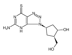 100015-10-9 structure, C10H14N6O2S