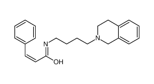 N-[4-(3,4-dihydro-1H-isoquinolin-2-yl)butyl]-3-phenylprop-2-enamide 854924-64-4