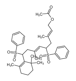 475558-35-1 structure, C34H44O6S2