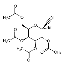 (2R,3R,4S,5S)-6-(乙酰氧基甲基)-2-溴-2-氰基四氢-2H-吡喃-3,4,5-三基三乙酸酯