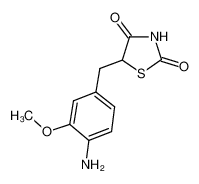 5-(4-氨基-3-甲氧基苄基)-1,3-噻唑烷-2,4-二酮