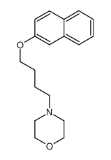 4-(4-naphthalen-2-yloxybutyl)morpholine 81975-68-0