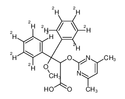 (alphaS)-alpha-[(4,6-二甲基-2-嘧啶基)氧基]-beta-甲氧基-beta-(苯基-2,3,4,5,6-d5)苯丙酸-2,3,4,5,6-d5