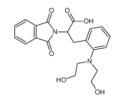 2-Di-(2-hydroxyethyl)-amino-N-phthaloyl-phenylalanin